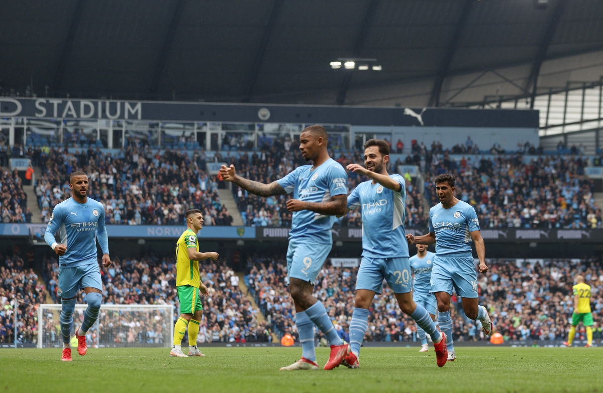 Man City đá với Norwich