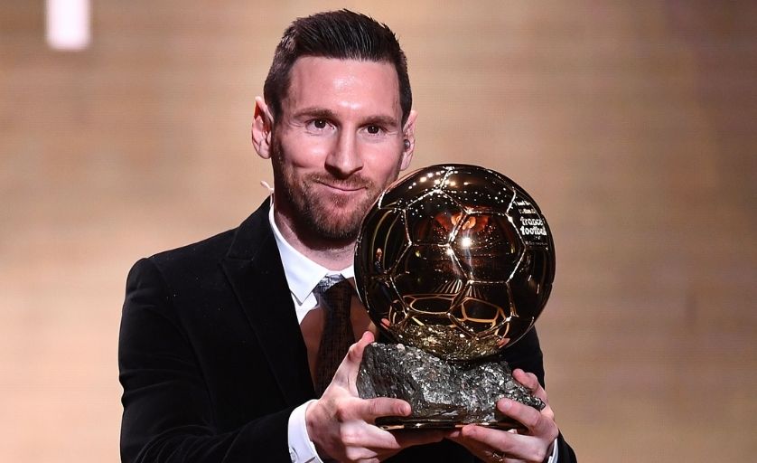 Quả bóng vàng 2020 bị hủy nên Messi là cầu thủ gần nhất giành danh hiệu