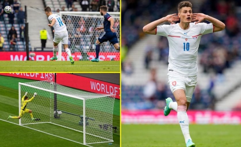 Patrik Schick có bàn thắng đẹp nhất giải EURO 2020